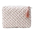 thumbnail image 1 of Women Floral Dustproof Makeup Bags with Zipper Cosmetics Toiletry Organizer Large Capacity Portable Storage Case for Work Daily Holiday Gifts (Style 5), 1 of 7