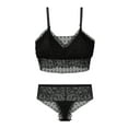 thumbnail image 1 of Women Floral Lace Bra Sets Sexy Padded Bralette Lingerie Suit Comfort, 1 of 3