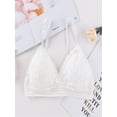 thumbnail image 1 of Women Floral Lace Bralette Padded Breathable Sexy Lace Bra, 1 of 1