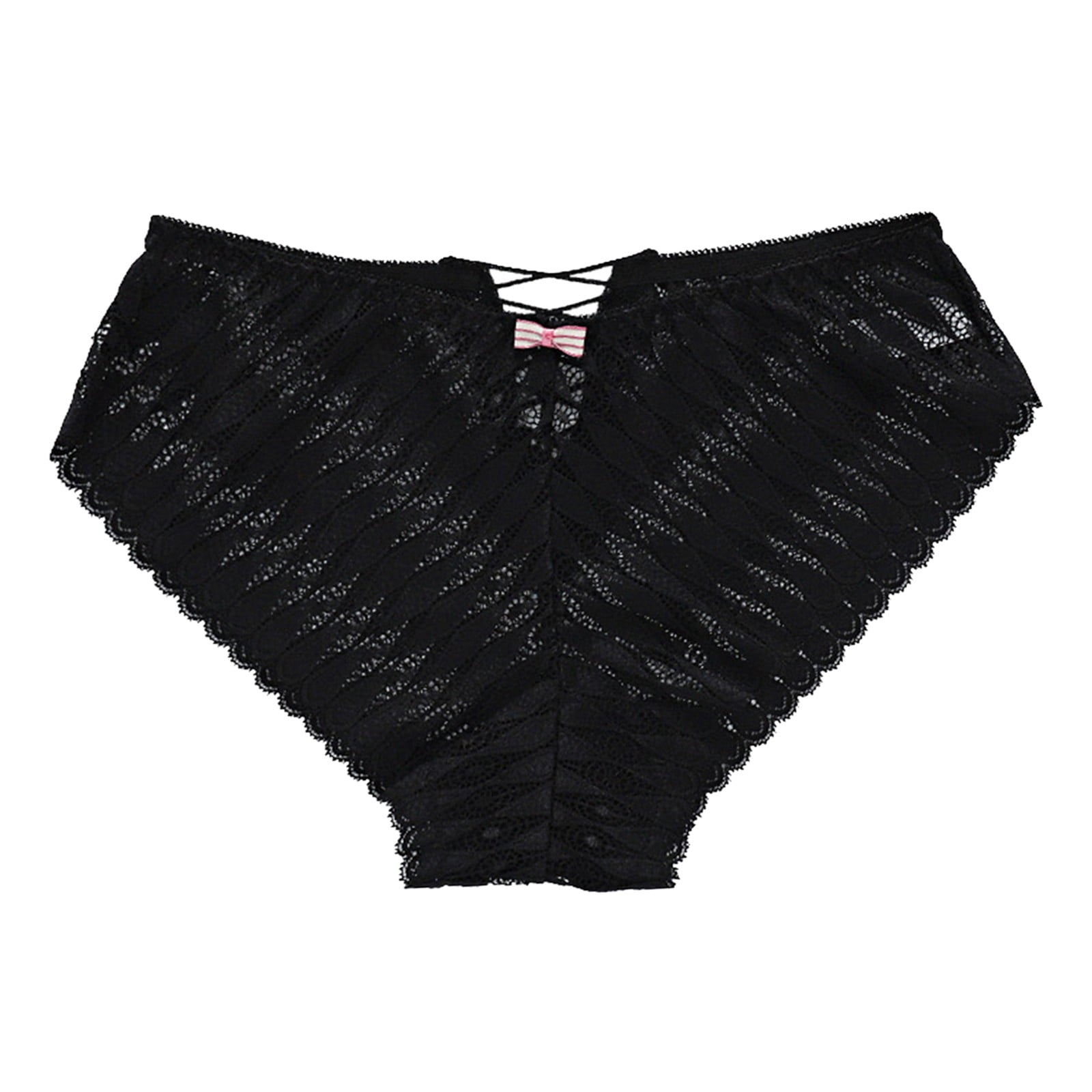 Women Floral Lace Underwear Criss Seamless Bikini Panty Brief Panties