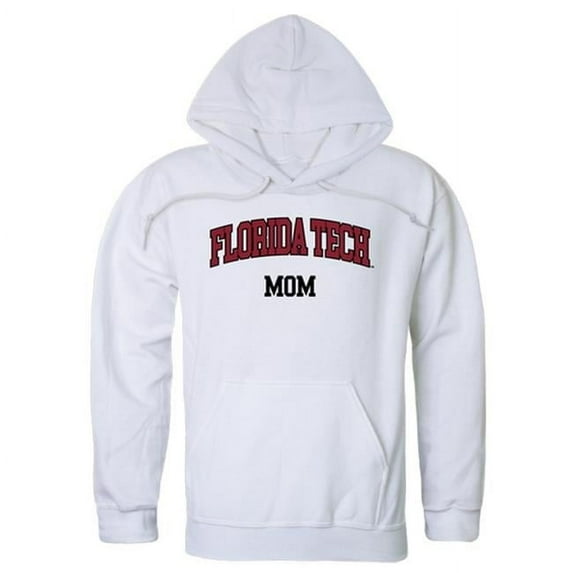 Women Florida Tech Panthers Mom Hoodie, White - Large