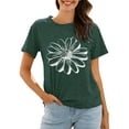 thumbnail image 1 of Women Flower Graphic Printed T-Shirt, 1 of 8