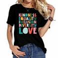 thumbnail image 1 of Women Flower Teacher Shirt Back To School Teaching Kindergarten Teacher Life Shirt Inspirational Letter Tee Tops, 1 of 5