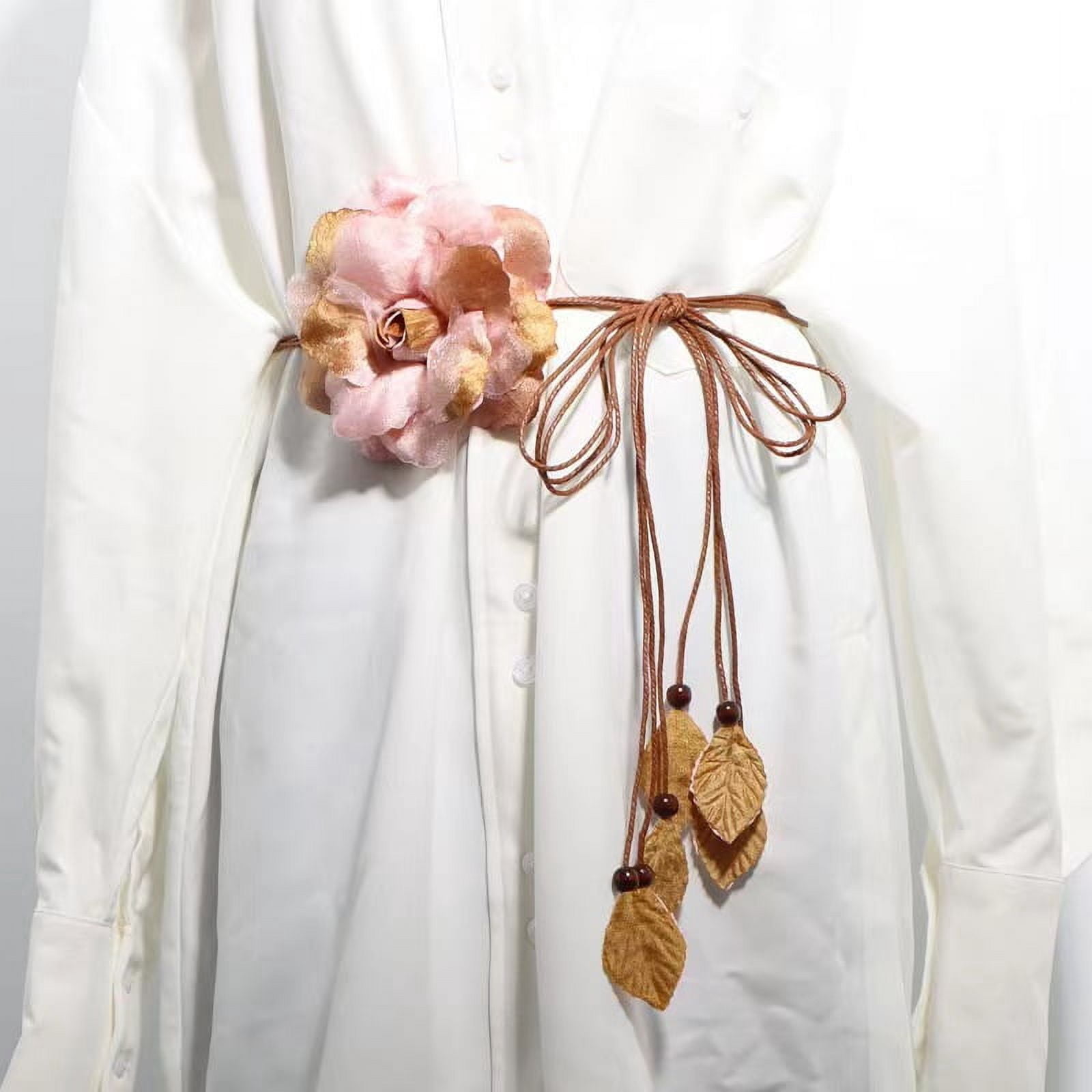 Women-Flower-Waist-Belt-Boho- 