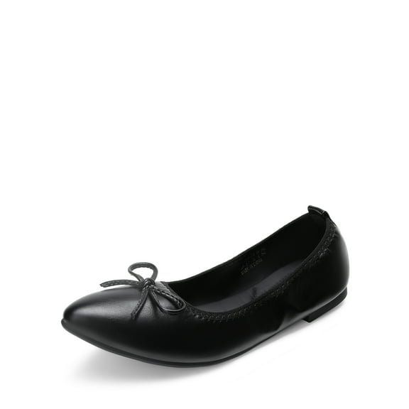 Women Foldable Flats Pointed Toe Ballet Shoes Slip On Comfortable Bowknot Design Lightweight Travel Dress Flats