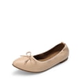 thumbnail image 1 of Women Foldable Flats Pointed Toe Ballet Shoes Slip On Comfortable Bowknot Design Lightweight Travel Dress Flats, 1 of 6