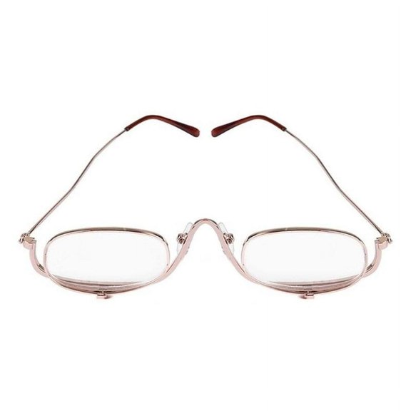 Women Folding Eye Make Up Reading Glasses Magnifier Makeup Reading Glasses