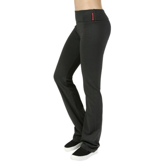 Women Foldover Yoga Athletic Flare Bottom Sweat Pants