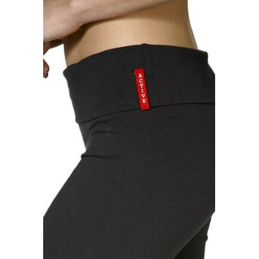 Women Foldover Yoga Athletic Flare Bottom Sweat Pants