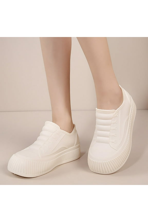 Women Food Service Leather Lace Up Oxfords Shoes Wide Round Toe Slip Resistant Shoes Nursing Shoes Comfortable Lightweight Business Work Formal Shoes