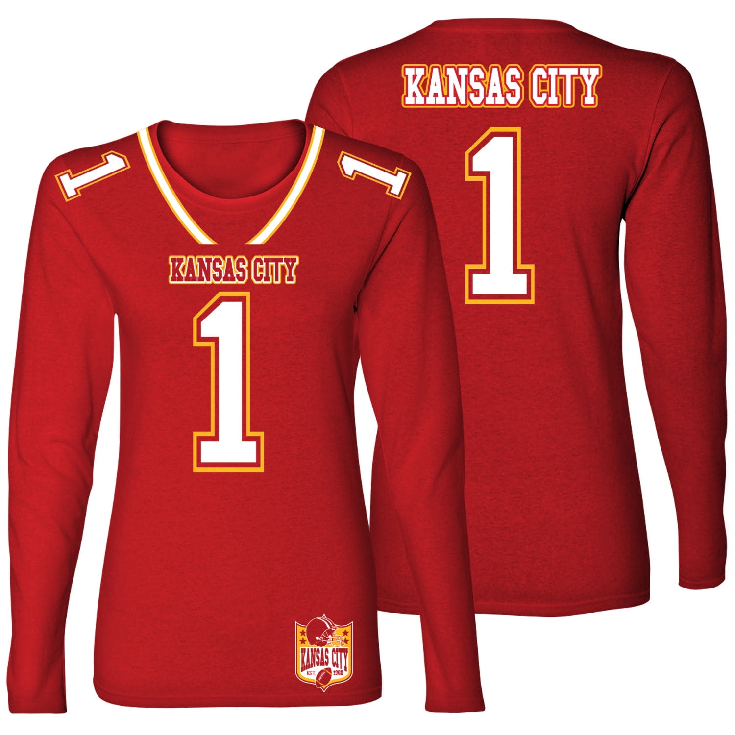 Women Football Team Jersey Long Sleeve Shirt