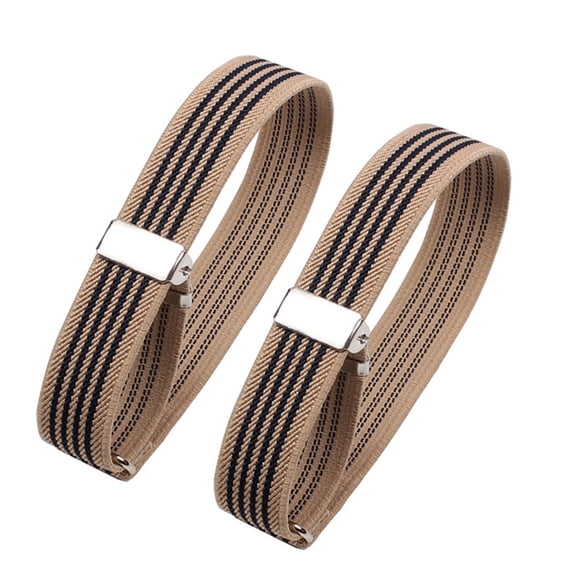Women Formal Stretch Elastic Belt 2cm Waistband for Dresses Work, Beige