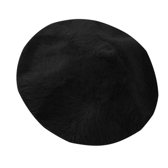 Women French Beret Hat CQXIDFH Retro Artist Beret Cap, Lightweight Breathable Design, Fashion Daily Matching Hat for Autumn and Winter, Unisex Baseball Hat (Black, One Size)