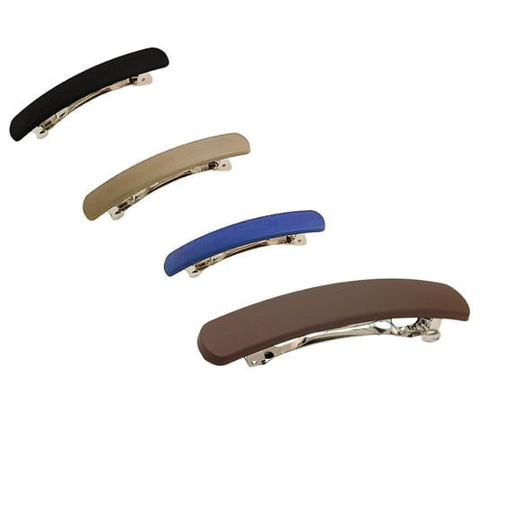 Women French Hair Barrettes Elegant Thin Fine Flat Long Short Hair Styling Hair Barrette Clips Vintage Hair Pins Hair Accessories