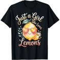 thumbnail image 1 of Women Fresh Lemon Lover Summer Citrus T Shirt Size S-5XL, 1 of 5