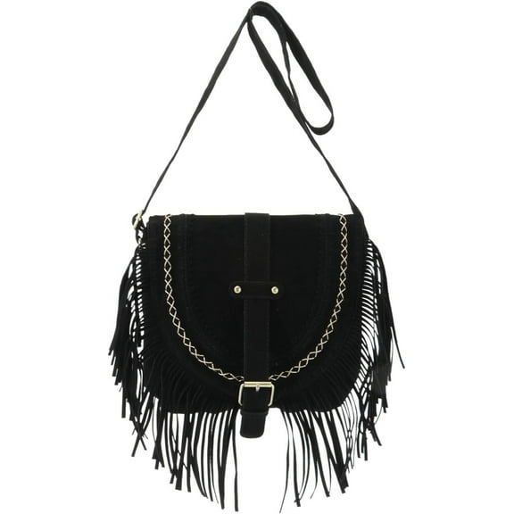 Women Fringe Hobo Bag Retro Tassel Shoulder Bag Fringe Purse Suede Tassel Hippie Saddle bag
