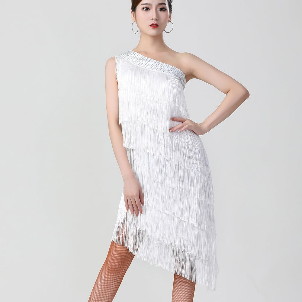 White swing dance dress cheap