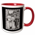 thumbnail image 1 of 3drose, Women from Guadeloupe, French West Indies at Ellis Island, 1911 by Augustus Sherman, 11oz Two-tone Red Mug, 1 of 6