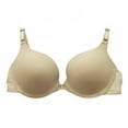 thumbnail image 1 of Women Front Closure Push Up Bras Deep V Soft Cup Seamless Bralette Lingerie Underwear 32B - 36B, 1 of 4