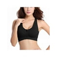 thumbnail image 1 of Women Front Zipper Without Rims Lightweight Support Running Sports Bra, 1 of 2