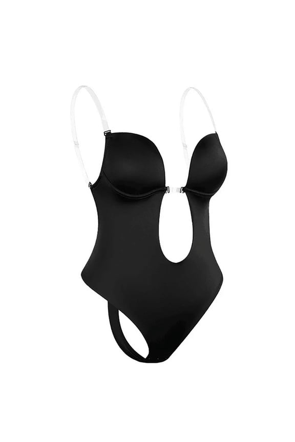 Women Full Body Shaper Bra Backless Bodysuit Thong Invisible Shapers Tummy Control Shapewear Girdles Sheath Slimming Underwear