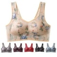 thumbnail image 1 of Women Full Coverage Bra JIANLAI Anti Sagging Wireless Push Up Bras for Women No Underwire Full Coverage Bra Comfy Bras for Women Beige, 1 of 8