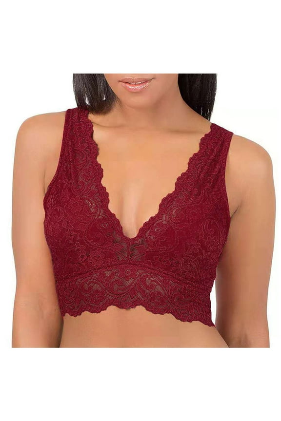 Women Full Coverage Bra Lingerie With Garter Belts Bras Tops Wirefree Comfort Yoga Cami Bras Shiusina