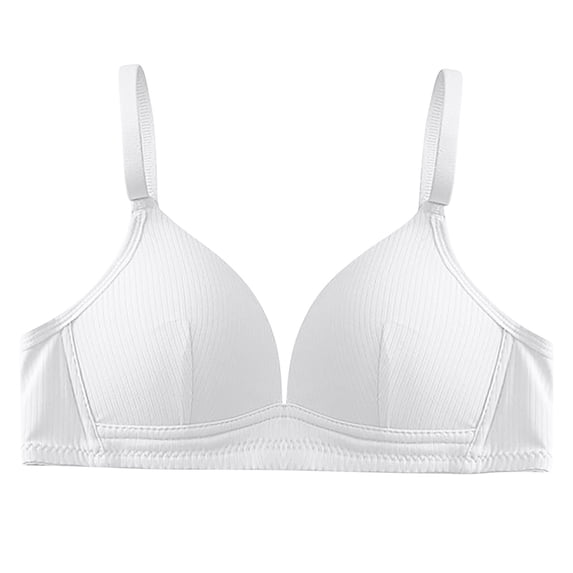 Women Full Coverage Shelf Bras Closure Wireless Bralettes Supportive Push Up Anti-Sagging Brassiere Beauty Back Smoothing Bra Everyday Wirefree Comfortable Support Underwear