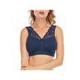 thumbnail image 1 of Women Full Figure Plus Size Lace Bras Rimless Sports Tank Tops, 1 of 11