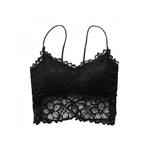 Women Full Lace Push Up Bralette Bra Beauty Back