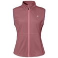 thumbnail image 1 of Women Full Zip Stand Collar Windproof Athletic Vest Sleeveless Running Golf Jacket with Storage Pocket Blush 2XL, 1 of 5