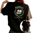 thumbnail image 1 of Women Fun Persephone's Pomegranates Greek Mythology Graphic Tees T Shirt Tops Round-neck Printed Cotton T-Shirt Black S-5XL, 1 of 5