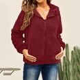 thumbnail image 1 of Women Fuzzy Jackets Milk Cow Print Coat Short Zip Up Coat Pocket Outwears Winter Lined Coat Women Ladies Coats And Jackets Thin Jacket Women Jacket Women Dressy Jacket Women without Hood Fitted Fall, 1 of 3