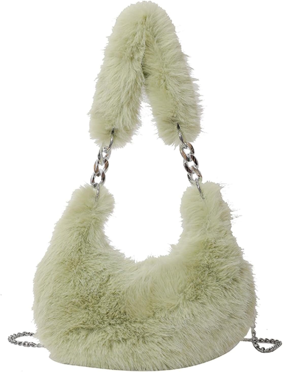 Fluffy chain bag sale
