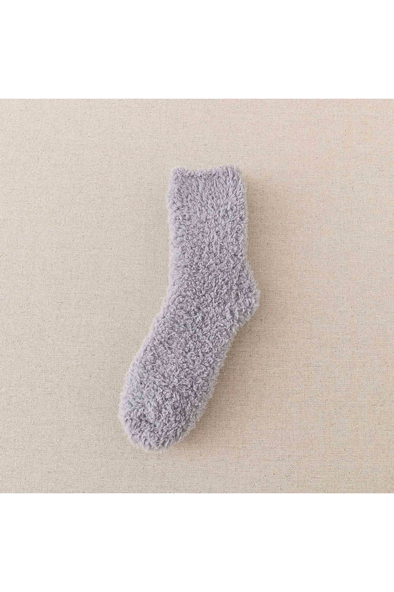 Women Fuzzy Socks Winter Coral Socks Middle Cute Home Solid Stocking No Show Women Socks Woman Socks Adult Socks Women Bulk plus Size Thigh High Socks Socks with Vertical Pinstripe for Men Comfortable