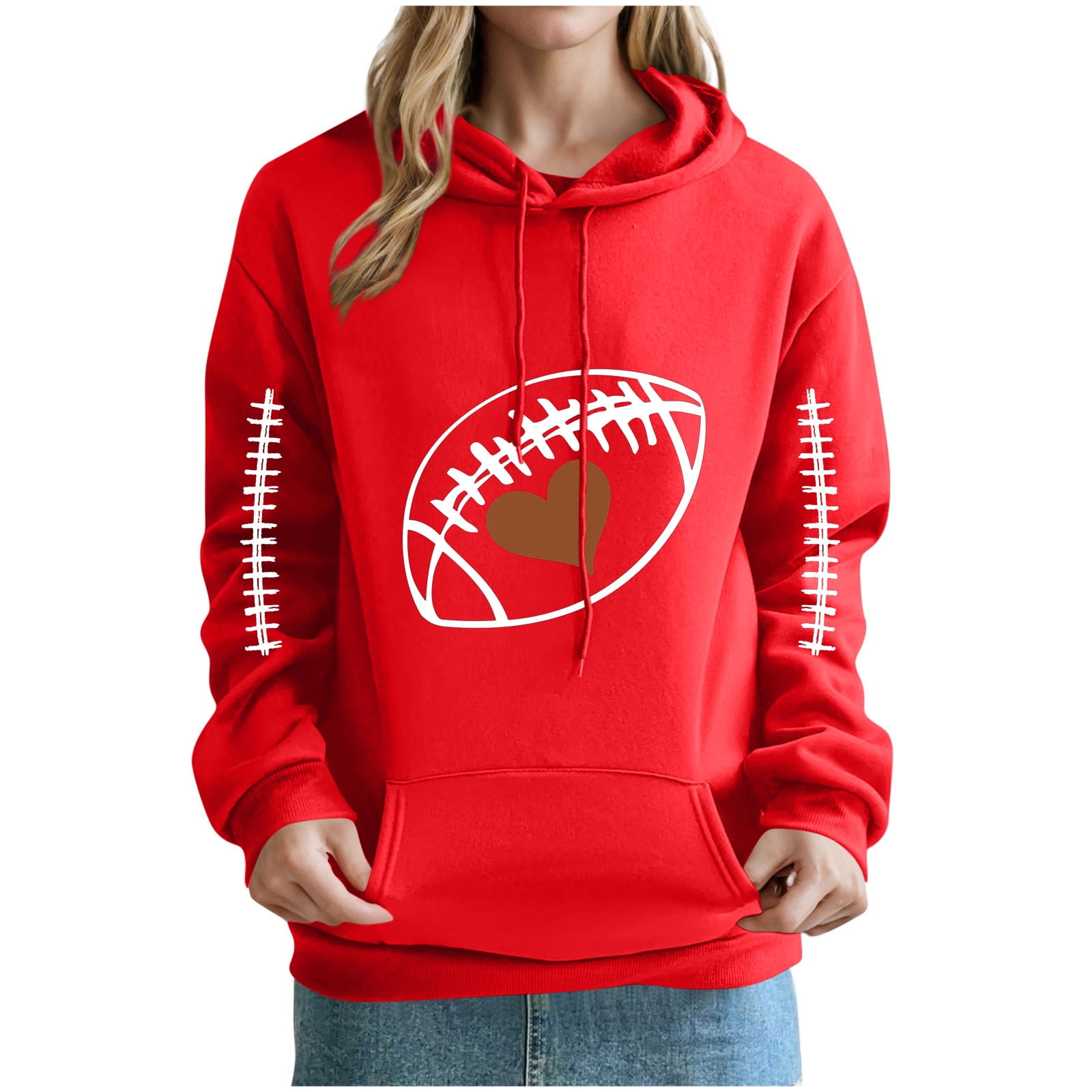 Khaki Game Day Rugby FOOTBALL SEASON Graphic Sweatshirt