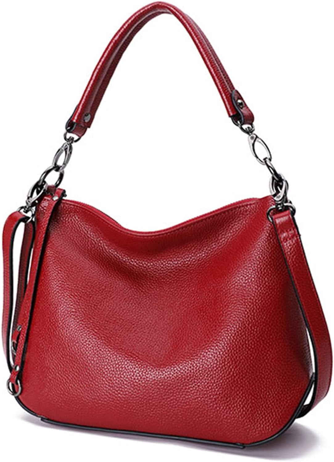 Women Genuine Leather Shoulder Bag Vintage Hobo Bag Casual  display picture 1