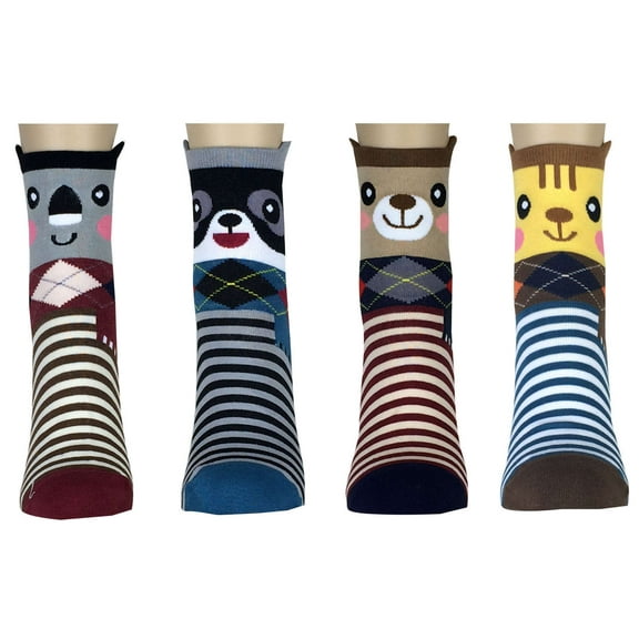 Women Girl Cartoon Animal Design Lovely Novelty Cute Casual Cotton Socks Gift Idea