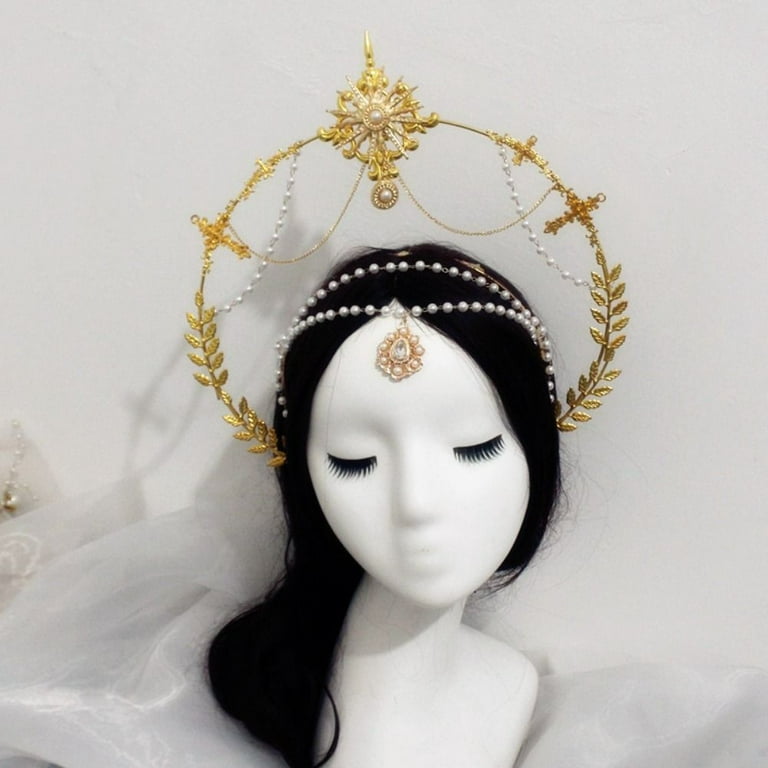 Women Girl Headdress Parts Vintage DIY Crown Material Kits