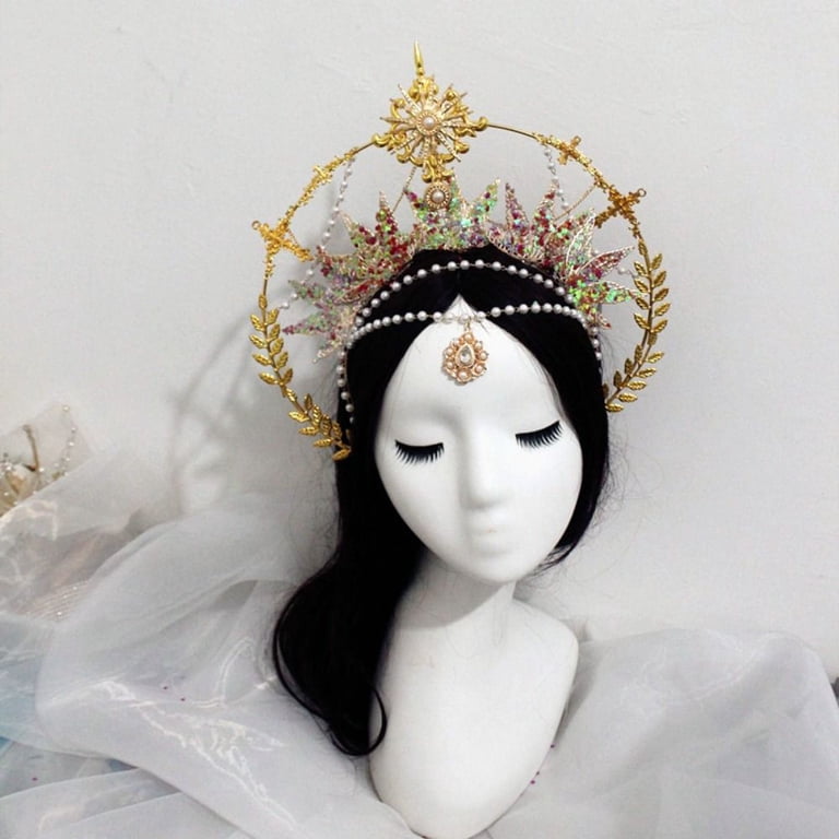 Women Girl Headdress Parts Vintage DIY Crown Material Kits  display picture 3