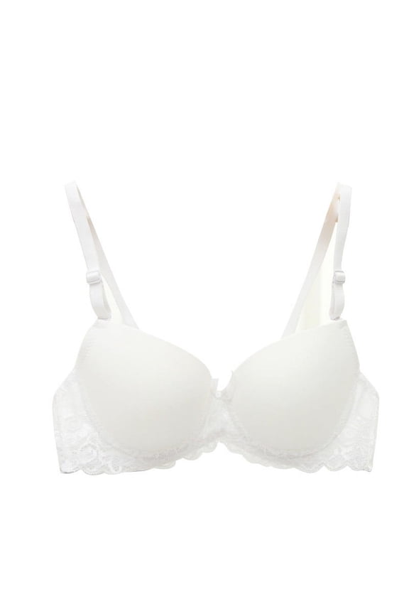 Women Girl Seamless 3/4 Cup Push Up Bra Adjustable Support Bra Size 34A-36B Lingerie Underwear