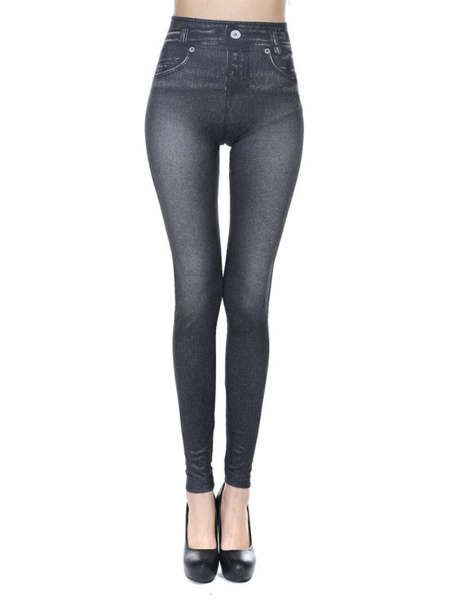 Women Girl Skinny Pants Slim Stretchy Leggings Jeans Pencil Tight