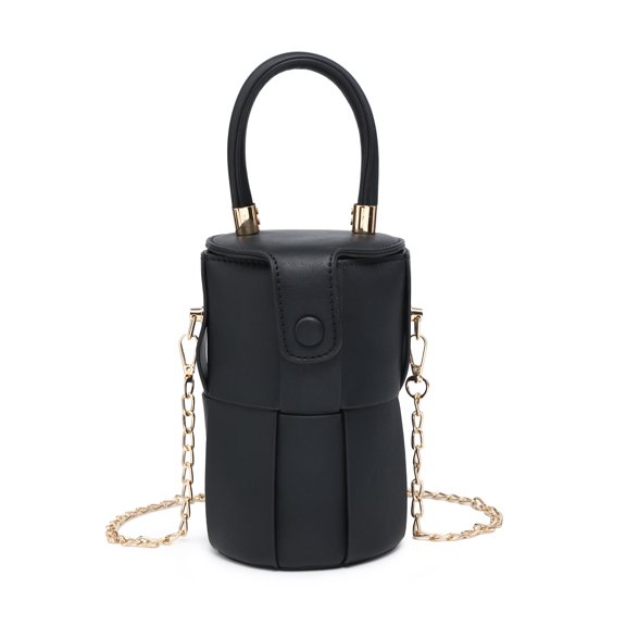 Women Girls Cute Crossbody Bag Tote Handbag Cylinder Tote Bag Shoulder Handbag Waterproof Cell Phone Purses Bucket Bag