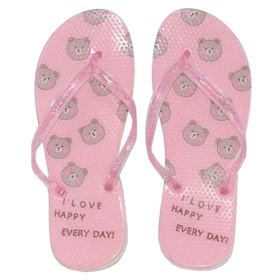 Women Girls Fashion Summer All Season Beach Outdoor Indoor Home Bathroom Flip Flops Slippers Sandals Pink US 8/EU 39