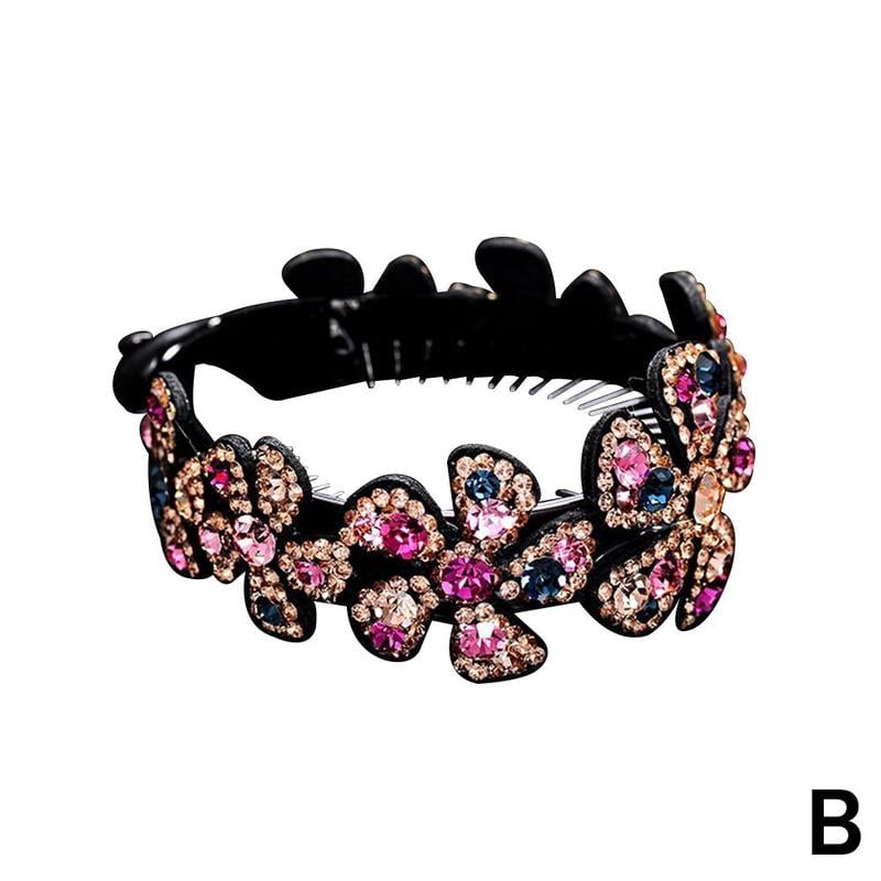 Women Girls Hair Clip Crystal Claw Ponytail Bun Holder Comb Hairpin Fashion Gift