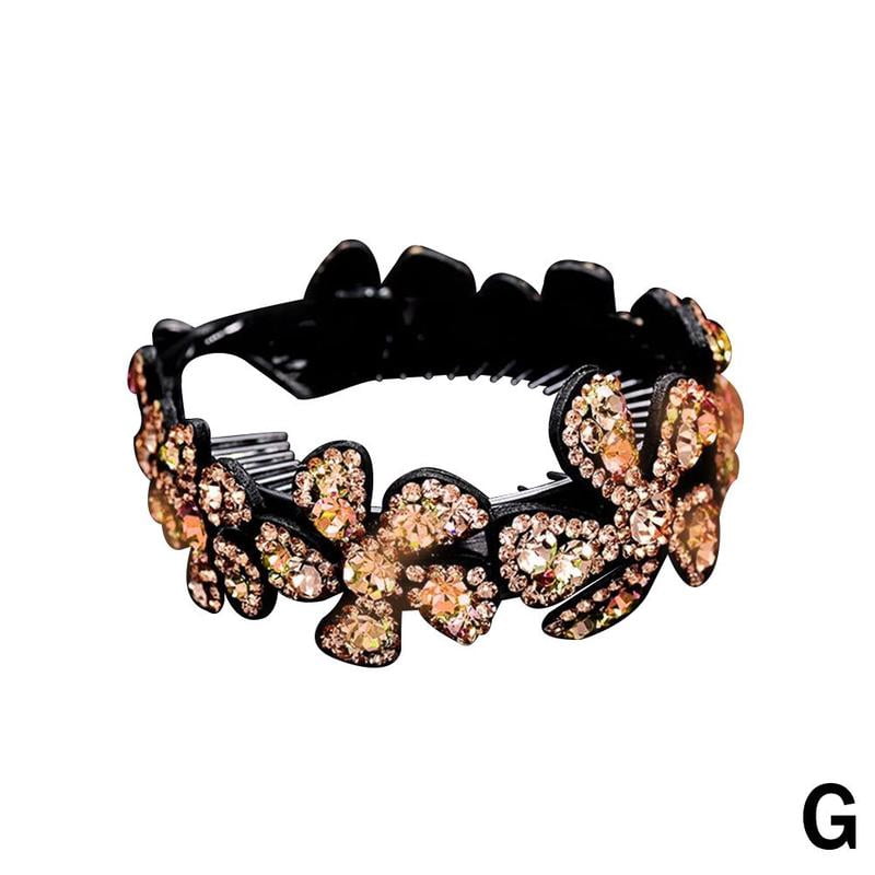 Women Girls Hair Clip Crystal Claw Ponytail Bun Holder Comb Hairpin Fashion Gift