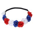thumbnail image 1 of Women/Girls Headband, Fashion Elastic Red White Blue Flower Hair Accessories for Celebration Party Wedding 1Pc, 1 of 8