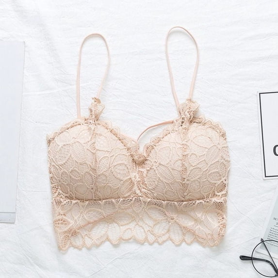 Women Girls Lace Push Up Bralette Bra Beauty Back