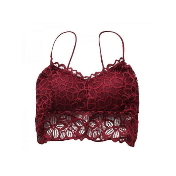 Women Girls Lace Push Up Bralette Bra Beauty Back