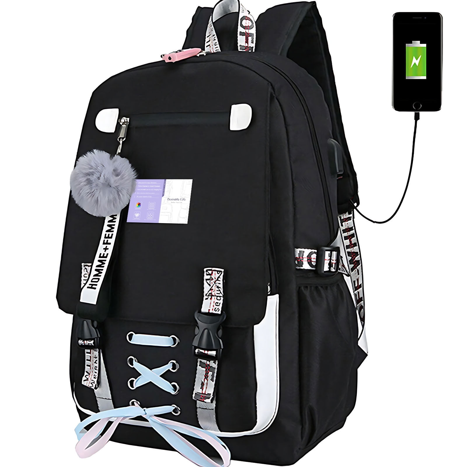 grape Laptop bag Black×Light Blue chicks grape Laptop bag Black×Light Blue chicks GRAPE / Laptop Bag